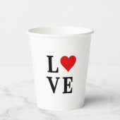 Minimalistisch oogmerk voor liefhebbers papieren bekers (Achterkant)