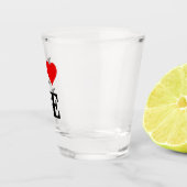 Minimalistisch oogmerk voor liefhebbers shot glas (Rechts)