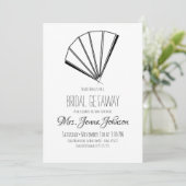 Minimalistisch oosterend Japans Vrijgezellenfeest Kaart (Staand voorkant)