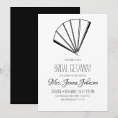 Minimalistisch oosterend Japans Vrijgezellenfeest Kaart (Voorkant / Achterkant)