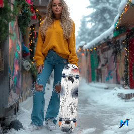 Minimalistisch, op Natuur geïnspireerd Schaatsen d Persoonlijk Skateboard