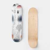Minimalistisch, op Natuur geïnspireerd Schaatsen d Persoonlijk Skateboard (Voorkant)