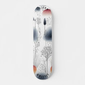 Minimalistisch, op Natuur geïnspireerd Schaatsen d Persoonlijk Skateboard (Voorkant)