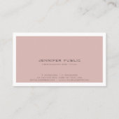 Minimalistisch oppervlak voor professionele gebrui visitekaartje (Achterkant)