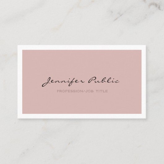 Minimalistisch oppervlak voor professionele gebrui visitekaartje (Voorkant)