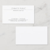 Minimalistisch oppervlak voor professionele gebrui visitekaartje (Voorkant / Achterkant)
