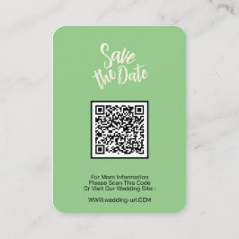 Minimalistisch opslaan van de datum voor het huwel informatiekaartje