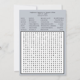 Minimalistisch opslaan van de datum Word Search -  Kaart