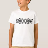 Minimalistisch Ornament Jongens T-shirt (Voorkant)