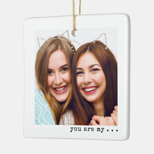 Minimalistisch Ornament met beste vriendschappelij (Links)