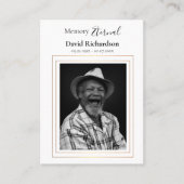 Minimalistisch Orthodox Christelijk Gebed Kaart Plaatskaartje (Voorkant)