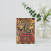 Minimalistisch Orthodox Christelijk Gebed Kaart Plaatskaartje (Staand voorkant)