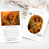 Minimalistisch Ovaal Fotofotografie Cadeaubon