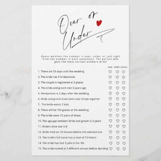 Minimalistisch over of onder vrijgezellenfeest spe