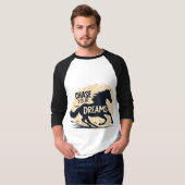 minimalistisch paard t-shirt (Voorkant volledig)