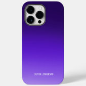 Minimalistisch Paars Case-Mate iPhone Case (Achterkant)