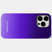 Minimalistisch Paars Case-Mate iPhone Case (Achterkant (horizontaal))