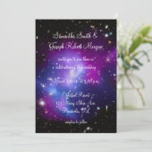 Minimalistisch Paars en zwart-wit Kaart (Staand voorkant)