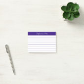 Minimalistisch Paars met legant gelinkt Post-it® Notes (Kantoor)