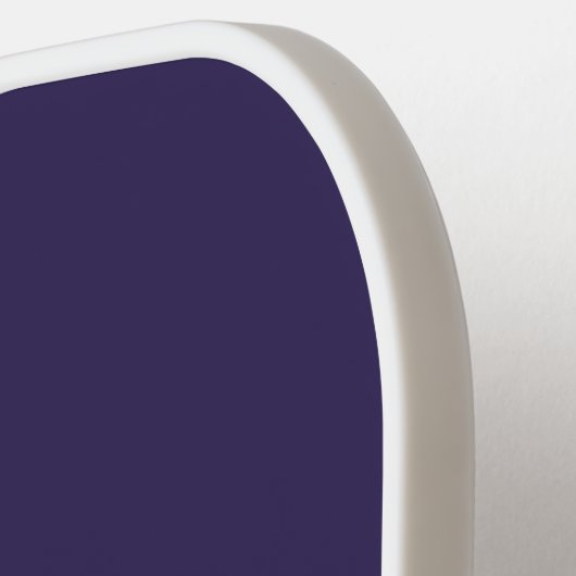 Minimalistisch Paars modern monogram Pickleball Paddle (Links Detail)