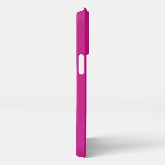 Minimalistisch paars-pruimen, aangepast tekstmonog iPhone hoesje (Rechterkant)