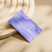 minimalistisch Paarse | Slank en professioneel est Visitekaartje