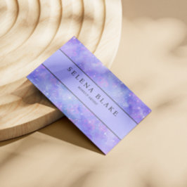 minimalistisch Paarse | Slank en professioneel est Visitekaartje