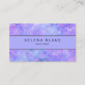 minimalistisch Paarse | Slank en professioneel est Visitekaartje (Voorkant)
