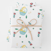 Minimalistisch paaspapier inpakpapier vel (In situ)