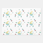 Minimalistisch paaspapier inpakpapier vel (Voorkant)