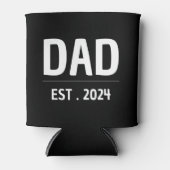 Minimalistisch papa T-shirt 2024 - Baby Reveal Blikjeskoeler (Voorkant)