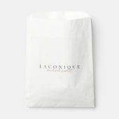 Minimalistisch | Papieren winkelen | Elegant Bedankzakje (Voorkant)