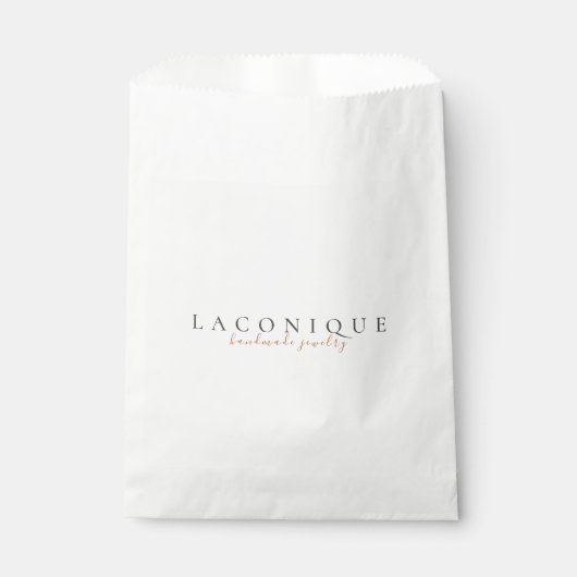 Minimalistisch | Papieren winkelen | Elegant Bedankzakje (Voorkant)