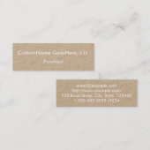 Minimalistisch paralegaal Visitekaartje (Voorkant / Achterkant)