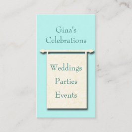 Minimalistisch Partij Planning Visitekaartje