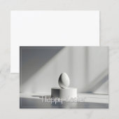 Minimalistisch Pasen Ei op Modern Sockel (Voorkant / Achterkant)