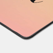 Minimalistisch pastel regenboog handschrift script bureaumat (Hoek)