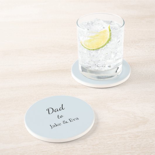 minimalistisch pastelkleurig Onderzetter | Vaderda (Zijkant)