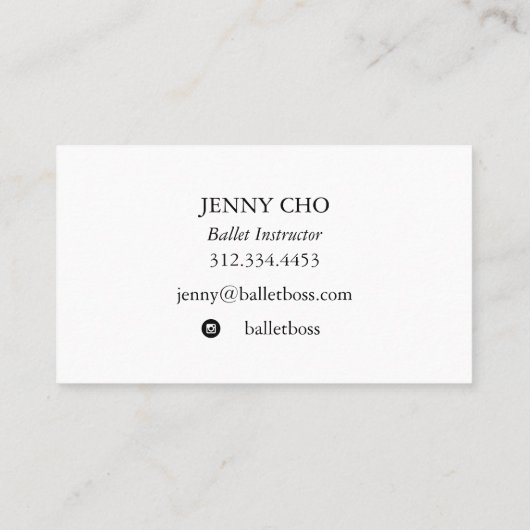 Minimalistisch pastelschildergetextureerd visiteka visitekaartje (Achterkant)