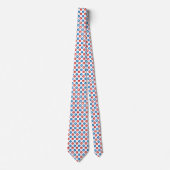 Minimalistisch Patriottisch Sterrenpatroon  Stropdas (Voorkant)
