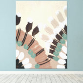 Minimalistisch patroon canvas afdruk (Insitu (Houten vloer))