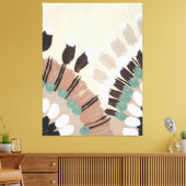 Minimalistisch patroon canvas afdruk (Insitu (Woonkamer))