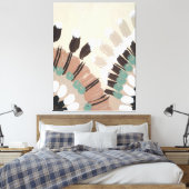 Minimalistisch patroon canvas afdruk (Insitu (Slaapkamer))