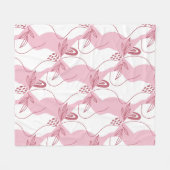 Minimalistisch patroon fleece deken (Voorkant (Horizontaal))