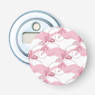 Minimalistisch patroon flesopener button flesopener
