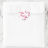 Minimalistisch patroon hartsticker hart sticker (Tas)