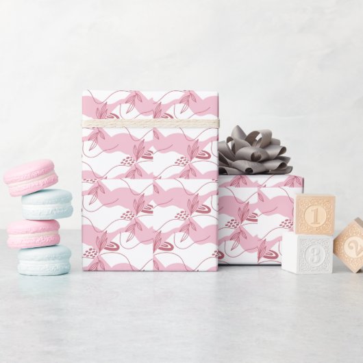 Minimalistisch patroon inpakpapier (Baby Shower)