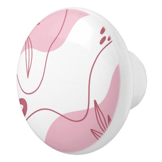 Minimalistisch patroon keramische knop (Rechts)