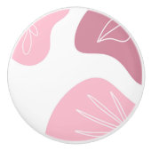 Minimalistisch patroon keramische knop (Voorkant)