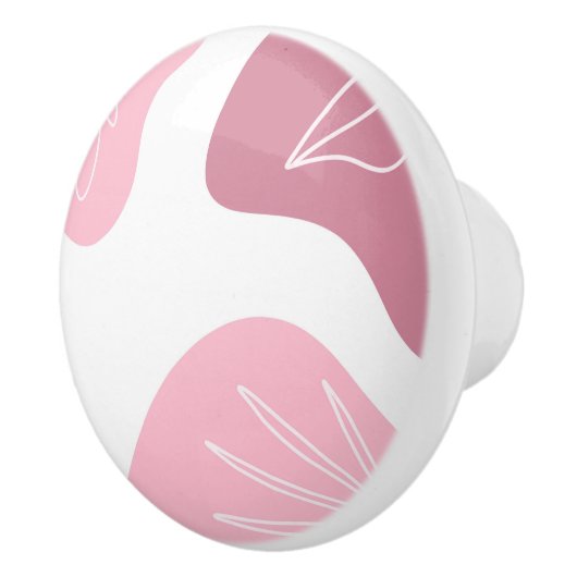 Minimalistisch patroon keramische knop (Rechts)